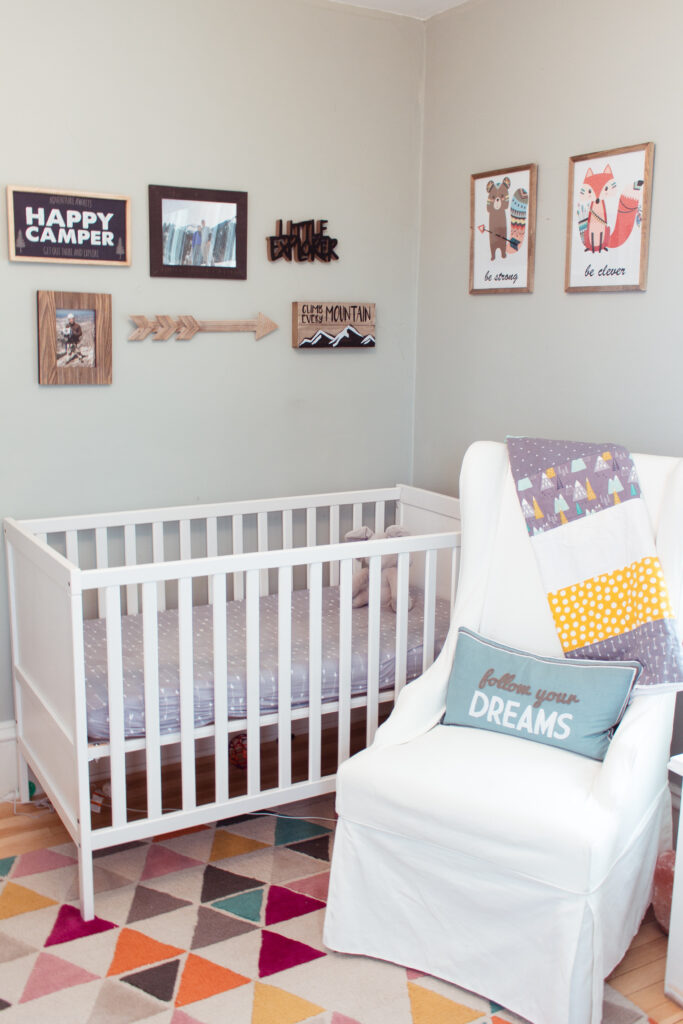 Mountain theme nursery
