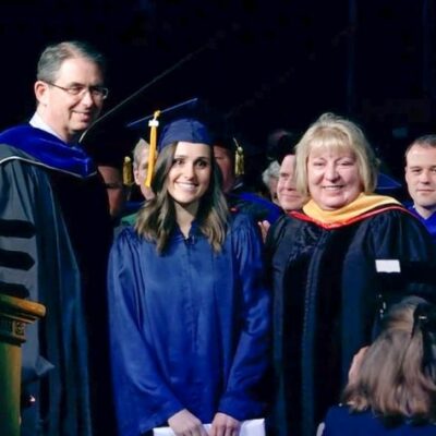 Accepting Justin’s posthumous degree