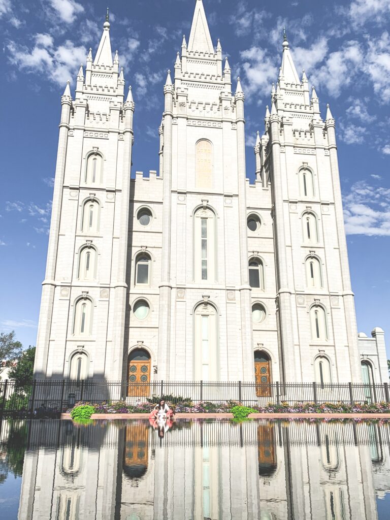 Salt Lake City Temple in Utah
