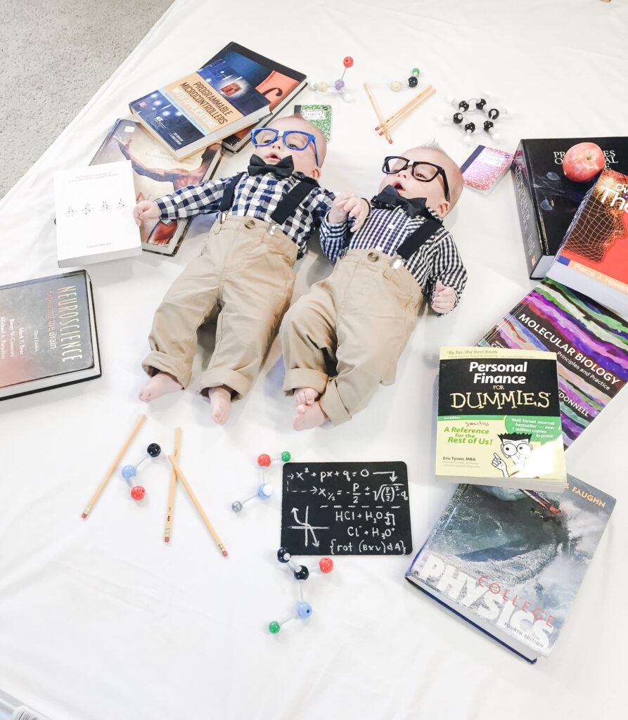 DIY Nerd baby photoshoot