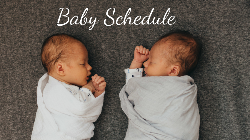 baby daily schedule 