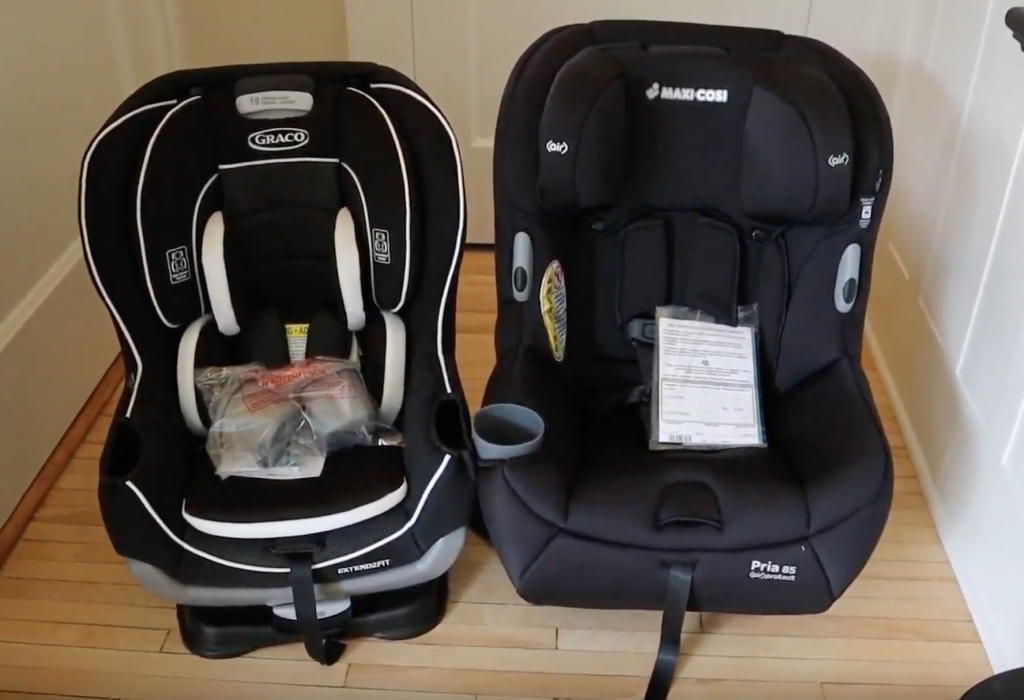 Graco Extend2fit car seat compared to Maxi Cosi Pria 85