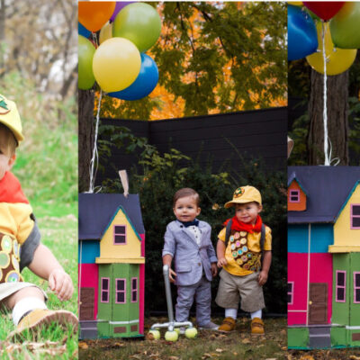 How to make a Toddler Russell and Carl Up costume