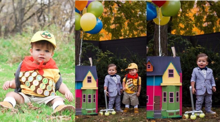 How to make a Toddler Russell and Carl Up costume