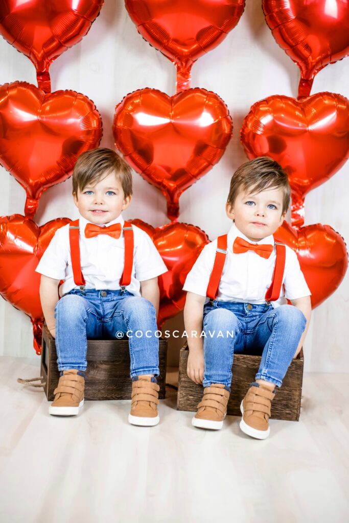 DIY toddler valentines day photoshoot