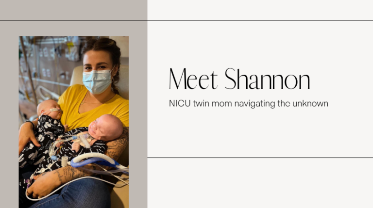 Meet Shannon: NICU Twin mom navigating the unknown