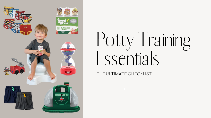 The ultimate potty training essentials list 
