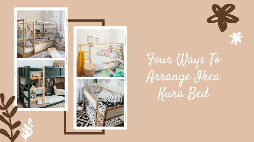 Four different ways to arrange ikea kura bed
