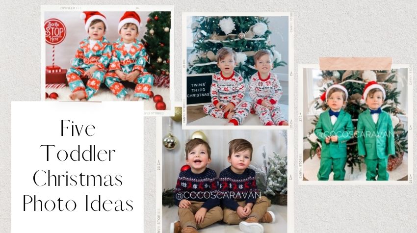 Five Toddler Christmas photo ideas

