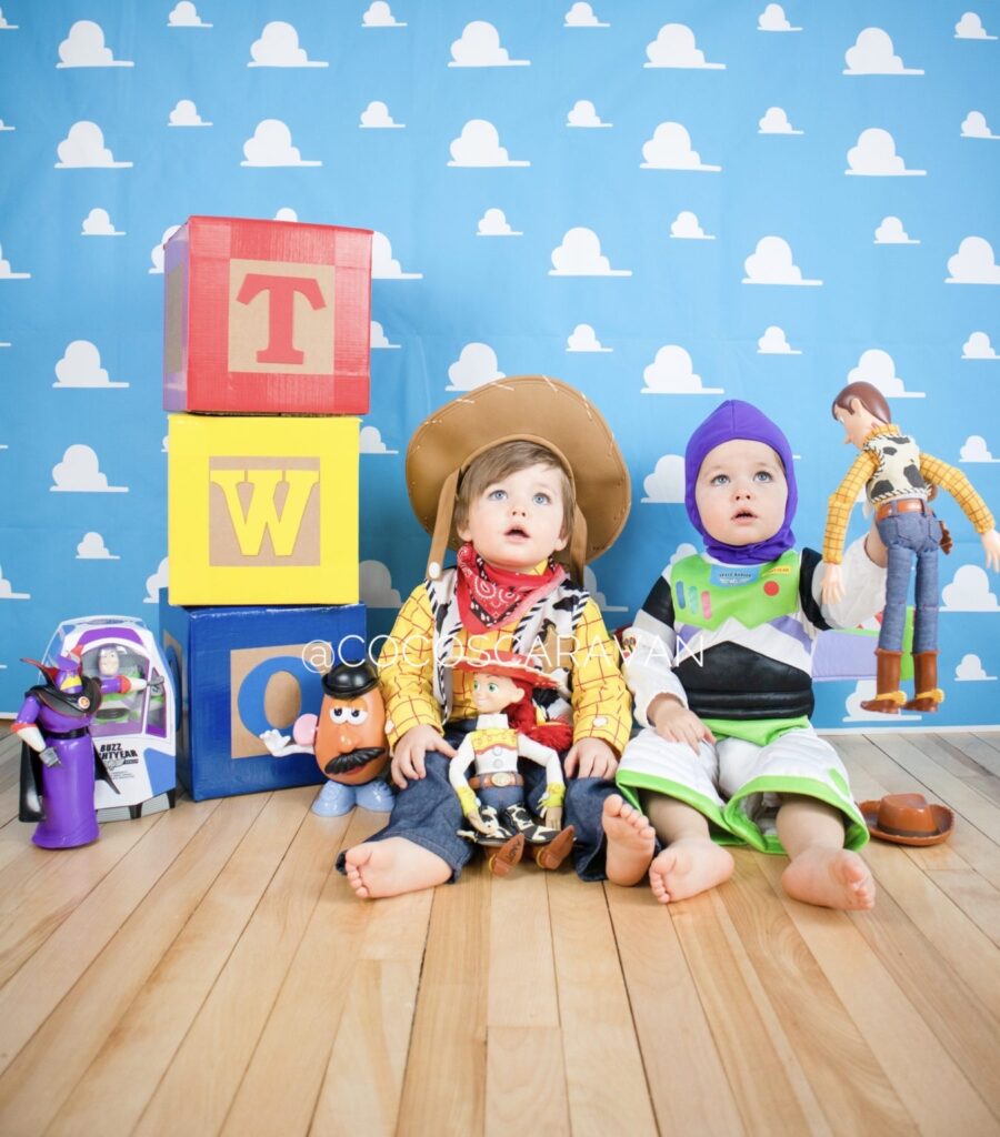 Toy Story photoshoot for two year old birthday 