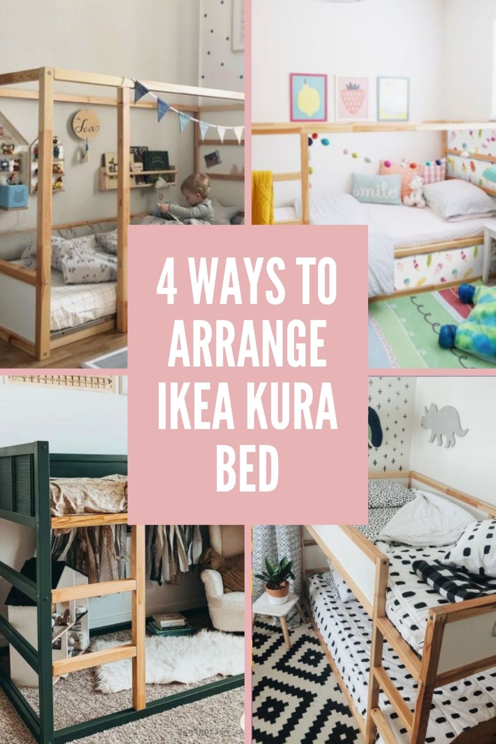 4 fun ways to arrange the Ikea Kura bed Coco's Caravan