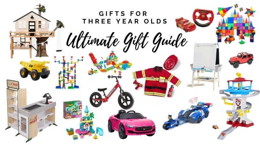 Gifts for three year olds 
