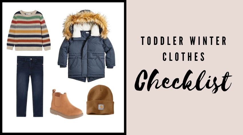 Toddler winter clothes checklist
