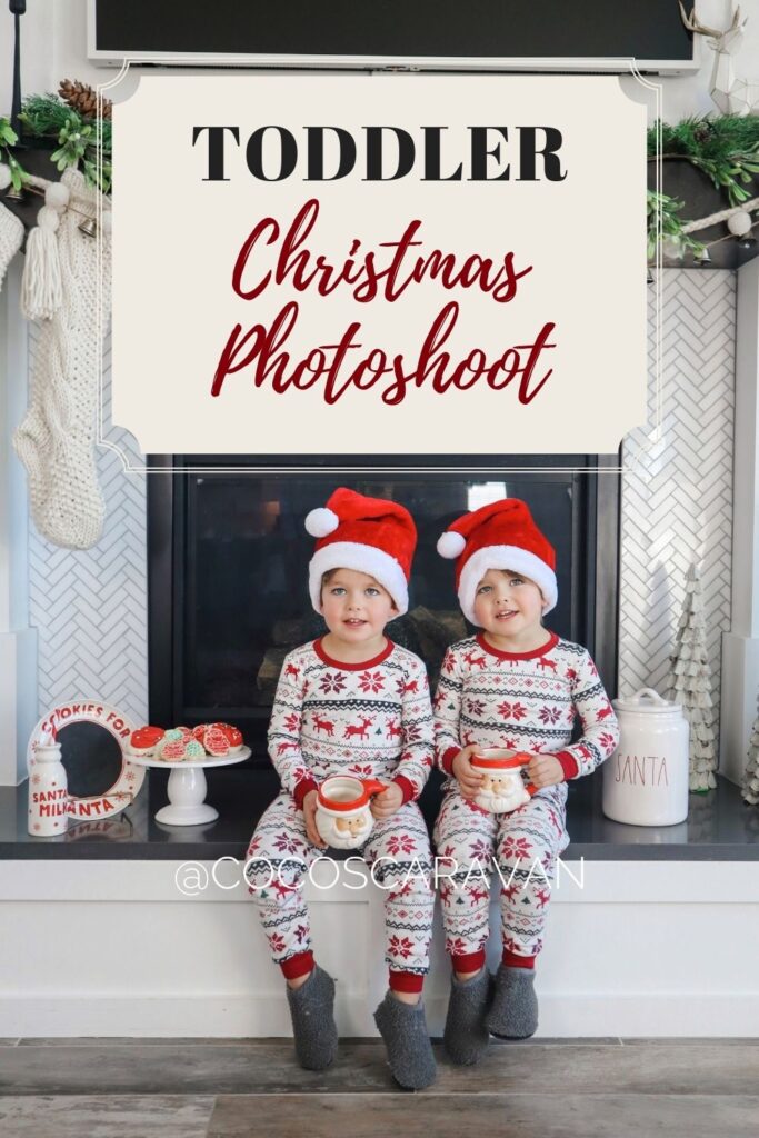 DIY Christmas photoshoot for kids