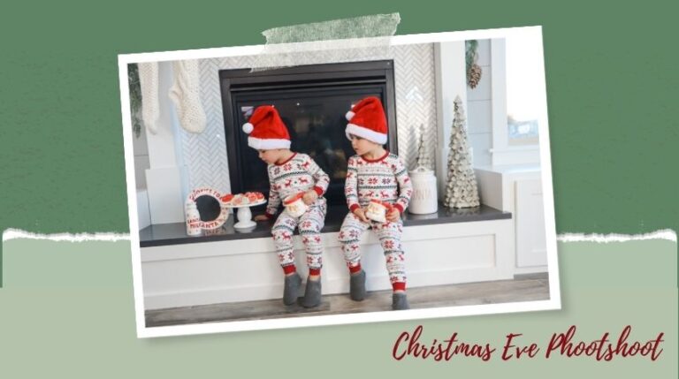 A cute and easy Toddler Christmas Photoshoot