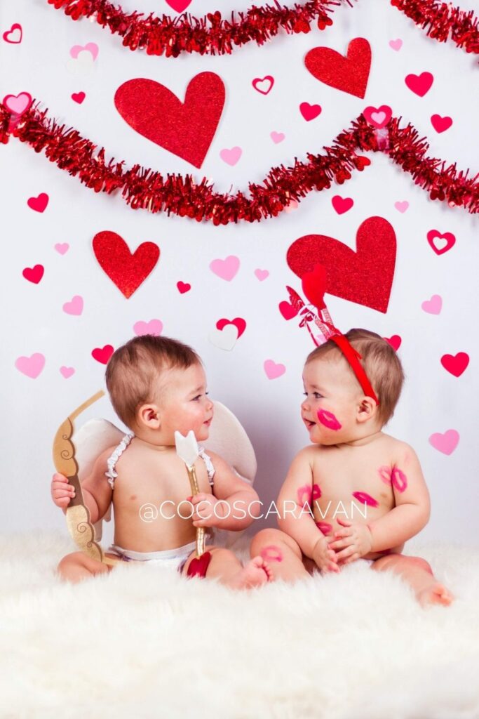 Valentines baby photoshoot