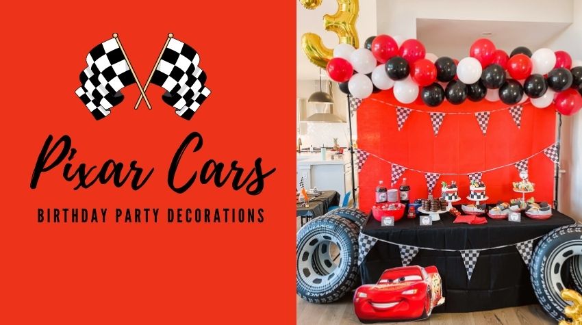 Pixar Disney Cars birthday decorations
