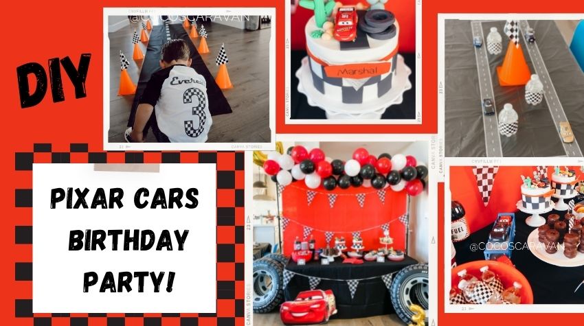 DIY Cars theme birthday party 