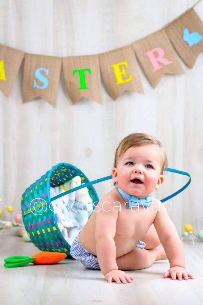 Easter baby best sale photoshoot
