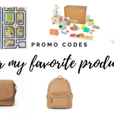 Great promo codes for some of my favorite products