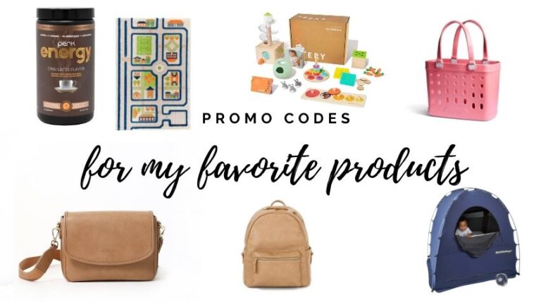 Great promo codes for some of my favorite products