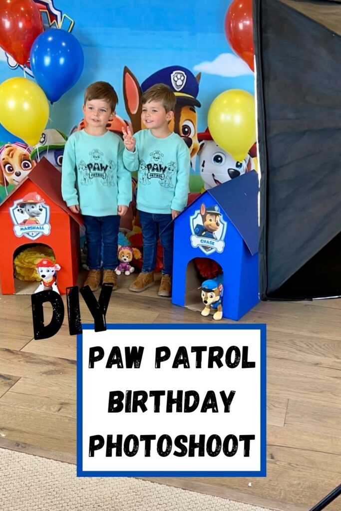 paw patrol photoshoot
