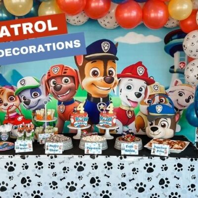 Cute and affordable Paw patrol birthday decorations