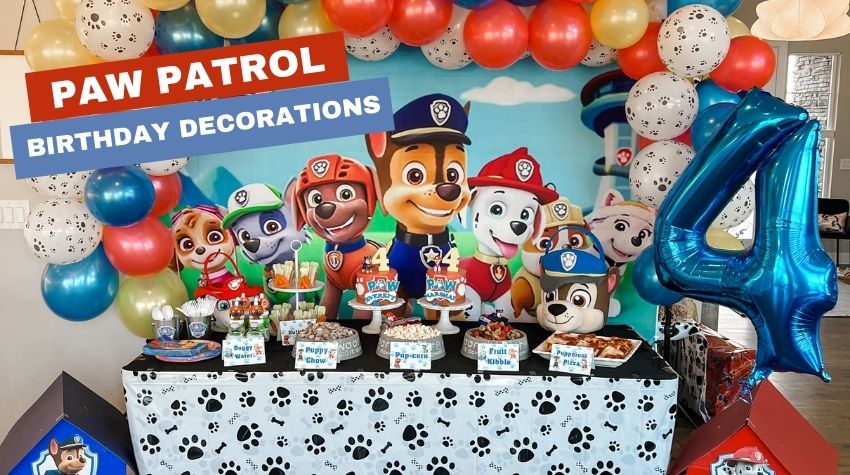 paw patrol birthday decorations