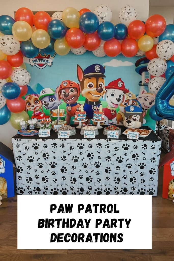 How To Create A Fun Paw Patrol Birthday Party Coco S Caravan