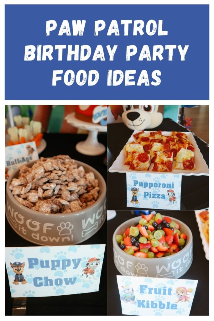 Paw patrol party food ideas