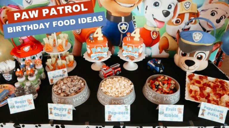 Easy and unique Paw patrol party food ideas