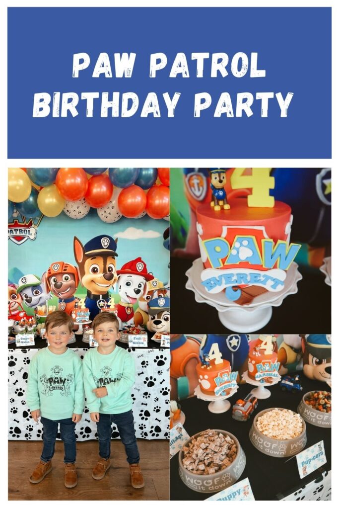 Pin en Paw patrol Birthday party