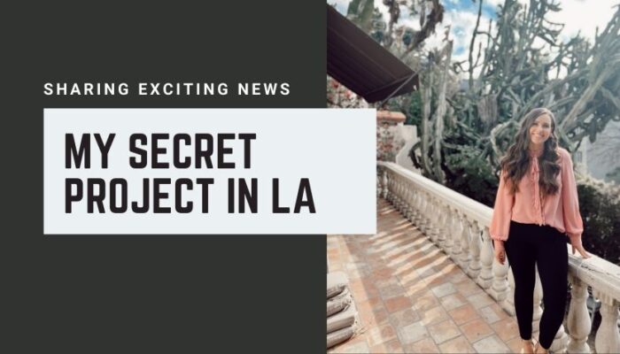 My secret project in LA