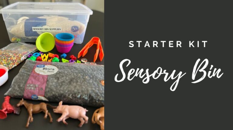 The best sensory bin starter kit for toddlers