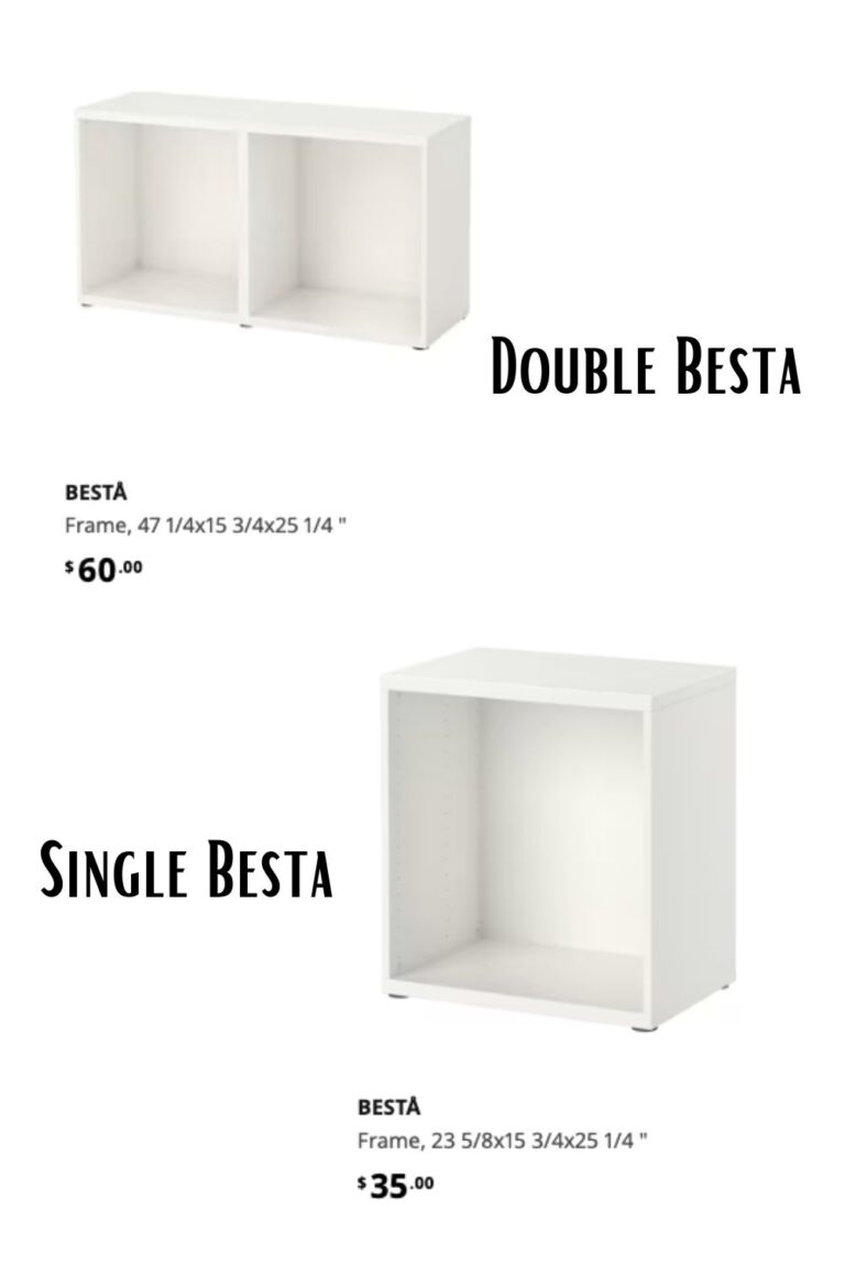 How to design your own Ikea Besta tv stand Coco's Caravan