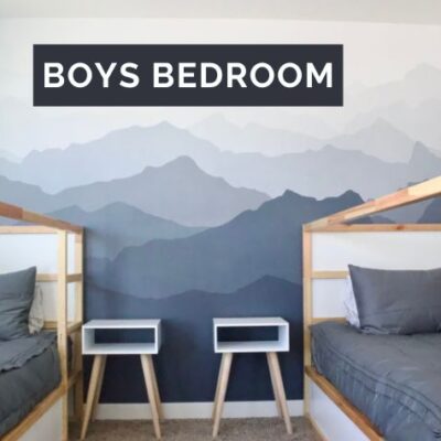 The best mountain themed boy bedroom