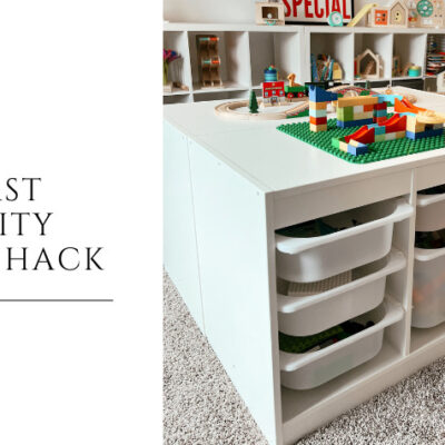 How to build an Ikea trofast activity table