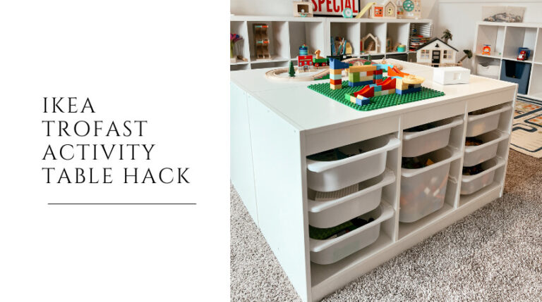 How to build an Ikea trofast activity table