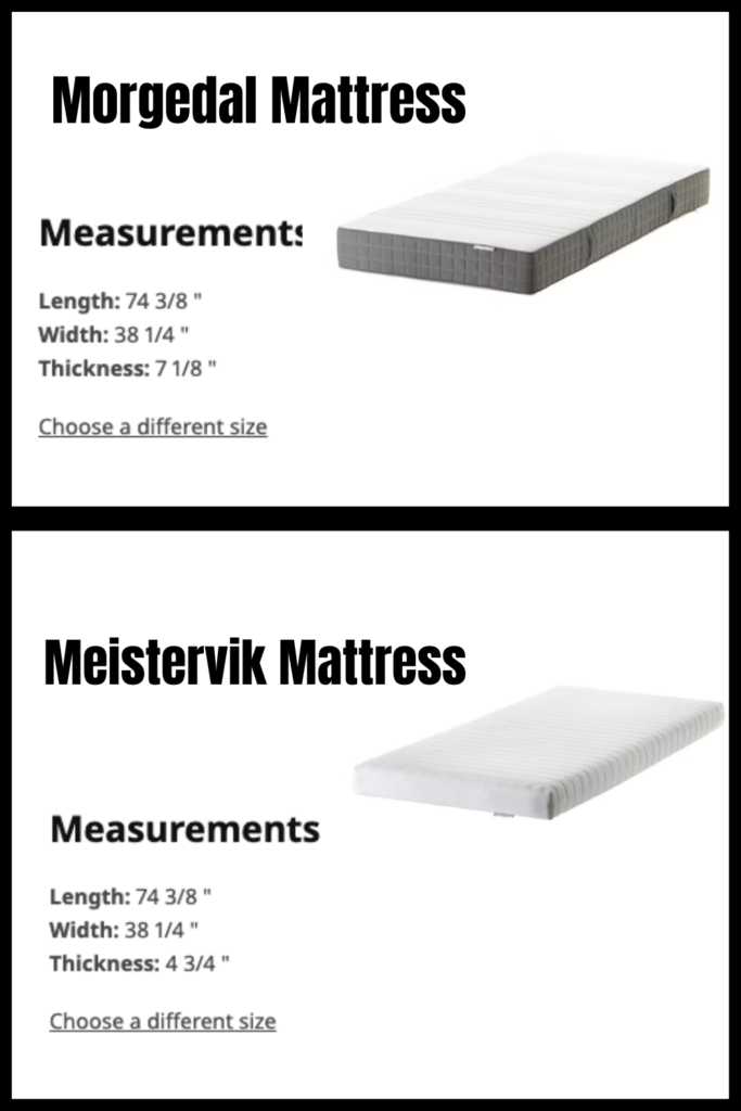Morgedal clearance double mattress
