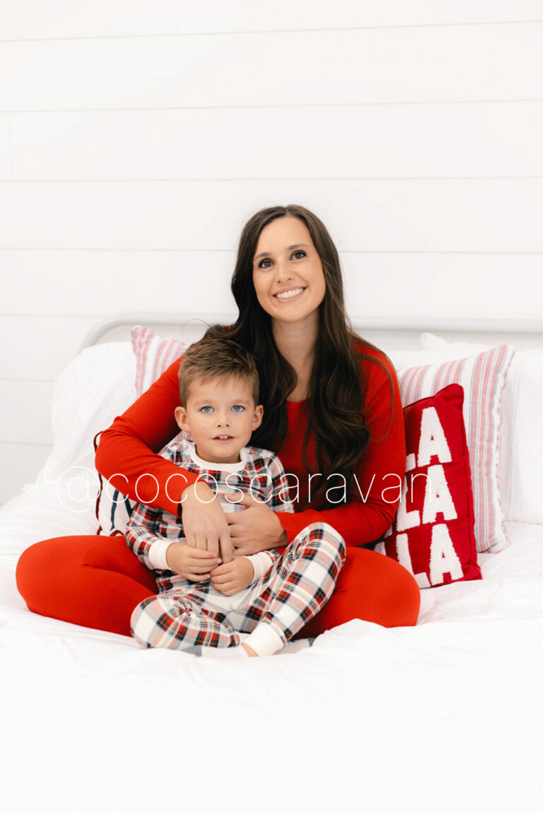The best Family Christmas pajamas photoshoot ideas Coco's Caravan