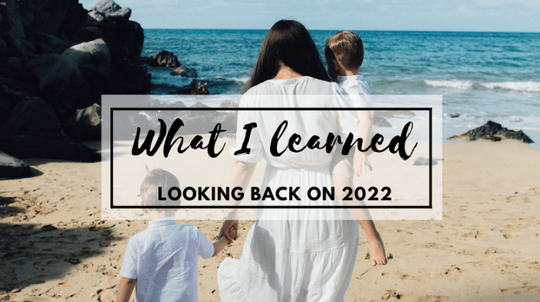 What have you learned looking back on 2022?