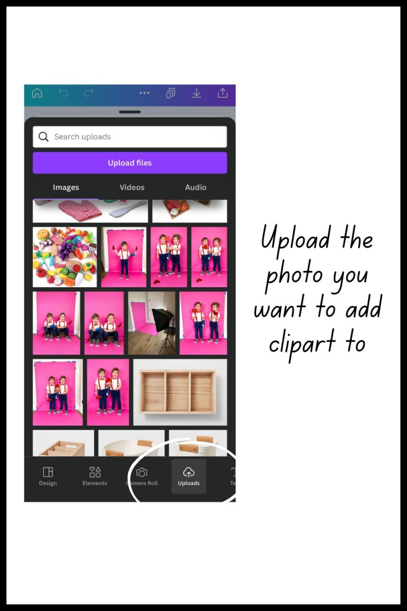 How to add clipart to photo Coco's Caravan