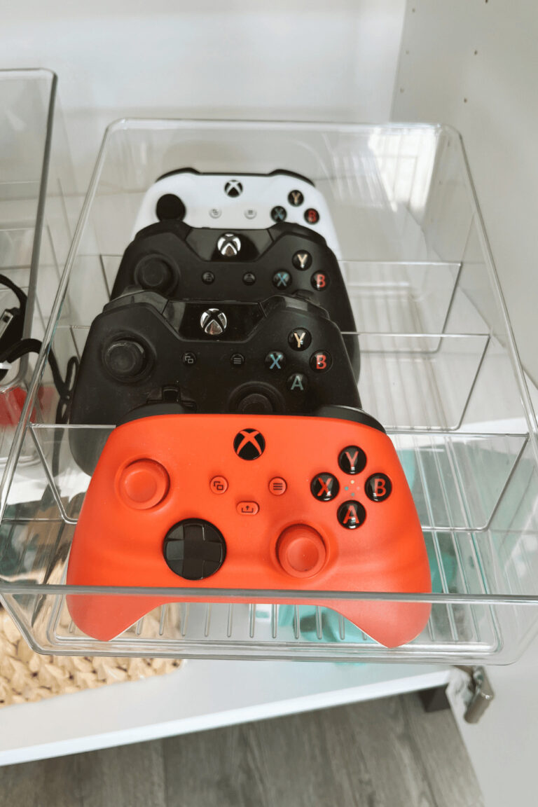 The best tv stand organization ideas Coco's Caravan