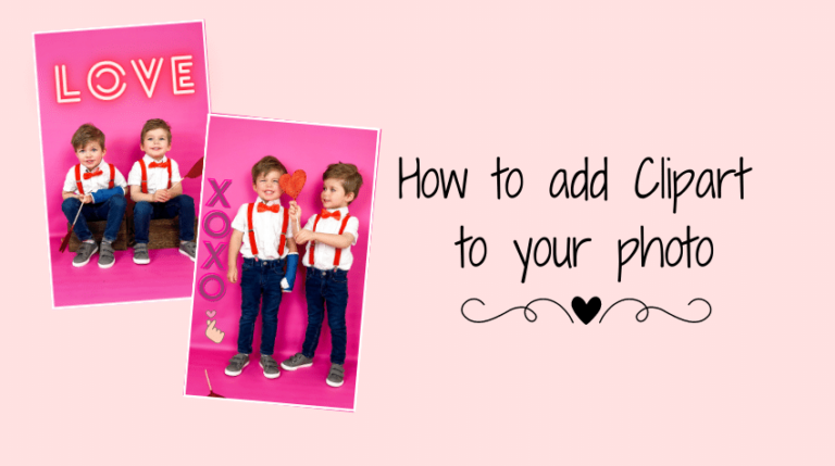 How to add clipart to photo