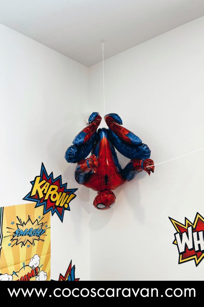 Spiderman Birthday Theme Decor