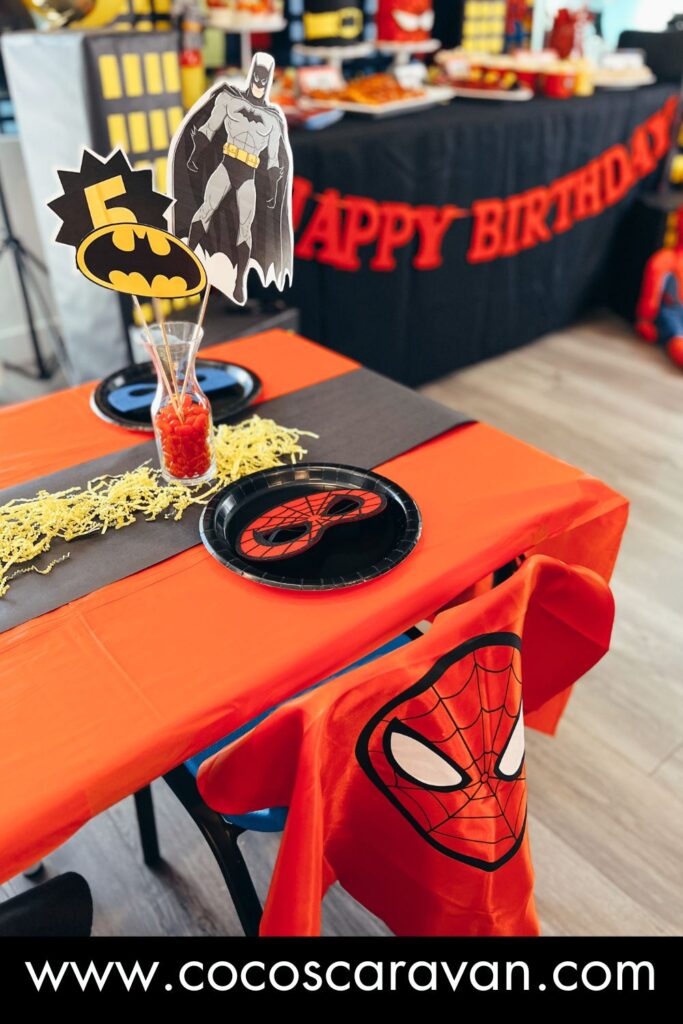 Spiderman Table Decoration Spiderman Centerpieces Spider-man Table  Decoration Spider-man Centerpieces Spiderman Cake Topper 