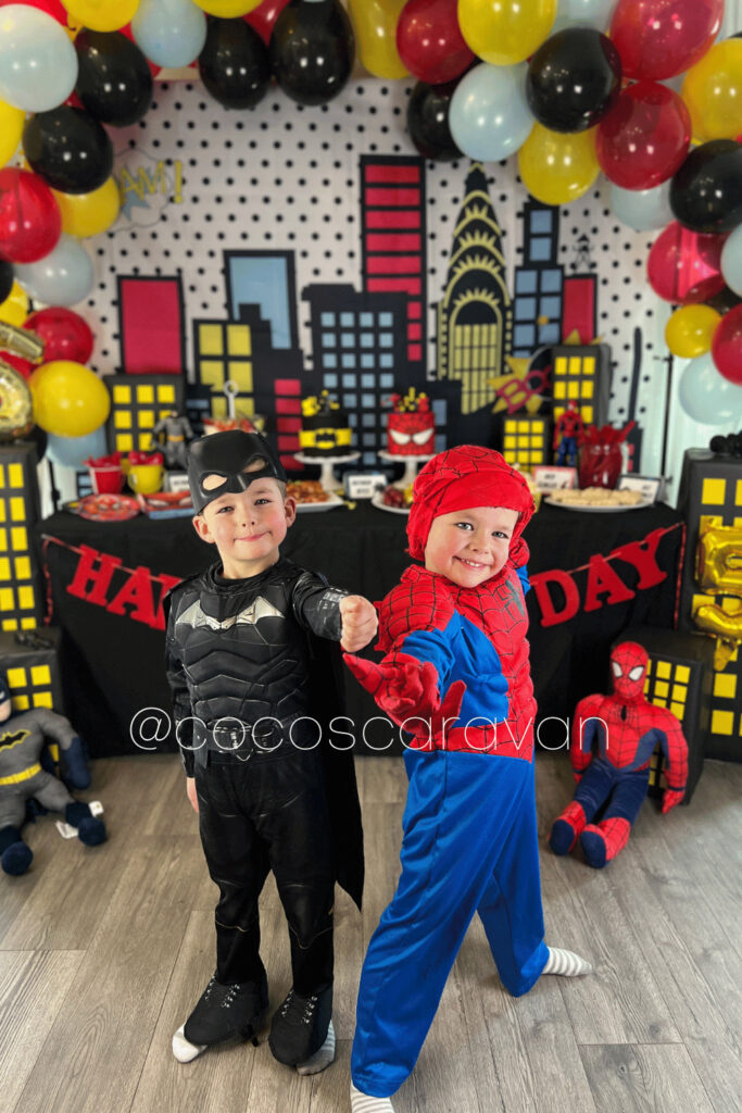 superheroes Birthday Party Ideas, Photo 1 of 1