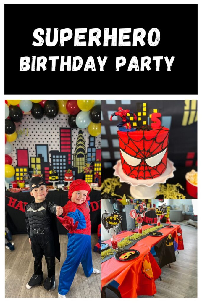 superhero birthday party