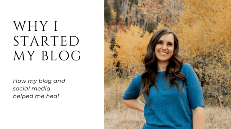 Why I started blogging and how it helped me heal