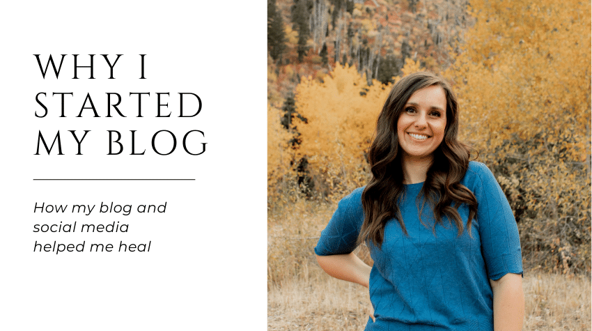 Why I stated my blog